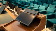 конференц-зал,сдвиг частоты,микрофонный массив,видеопроектор,подавитель обратной связи,kramer,konanlabs